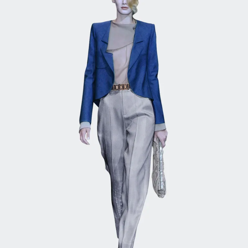 

2019 New New Suit Jacket Trousers British Style Leisure Two Sets 2 Piece Set