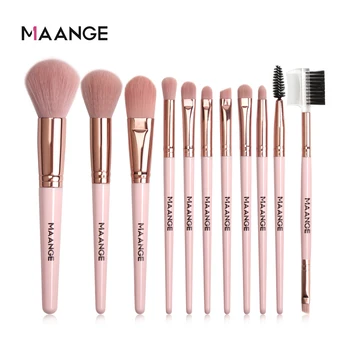 Pro Pink Makeup Brush Set