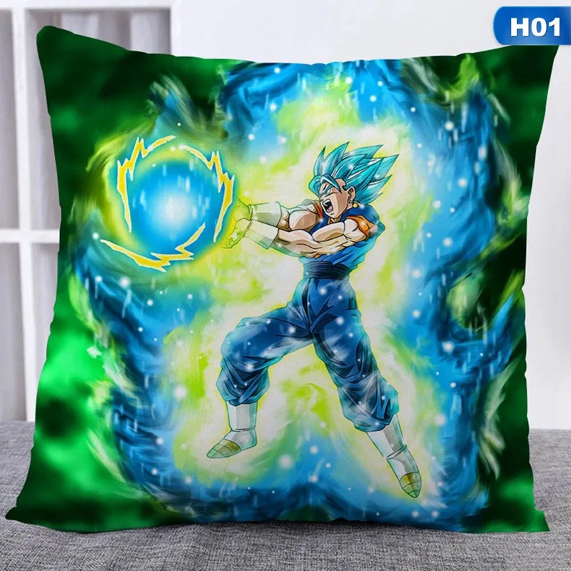 1 Японский аниме Dragon Ball Z домашний текстиль двусторонний квадратный бросок Наволочки - Цвет: 1