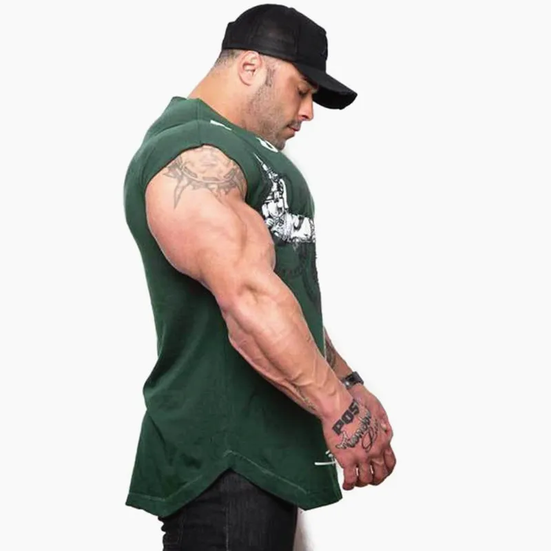 Mens tshirt Cotton sleeveless shirt Casual Fashion Gyms Fitness workout Male Tees Tops Summer Joggers Bodybuilding Clothing Mens tshirt Cotton sleeveless shirt Casual Fashion Gyms Fitness workout Male Tees Tops Summer Joggers Bodybuilding Clothing
