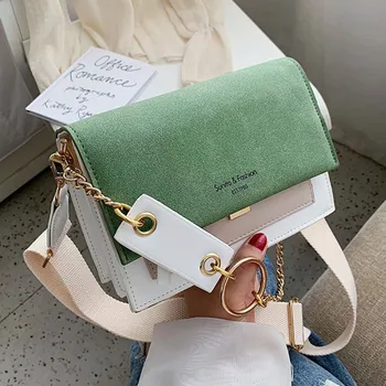 

Fashion Small Suede Leather Crossbody Bags for Women Handbags 2020 New Ladies Designer Shoulder Messenger Bags Female Purses