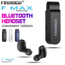 Fineblue F MAX TWS Bluetooth наушники, беспроводная гарнитура, стерео наушники с зарядной коробкой для всех Bluetooth планшетов, смартфонов UM