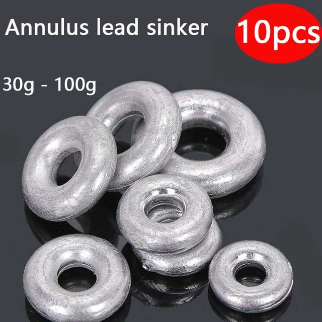 Homemade Fishing Non Lead Sinkers  Lead Fishing Sinkers Sale - 10 Pcs  30g-100g Lead - Aliexpress