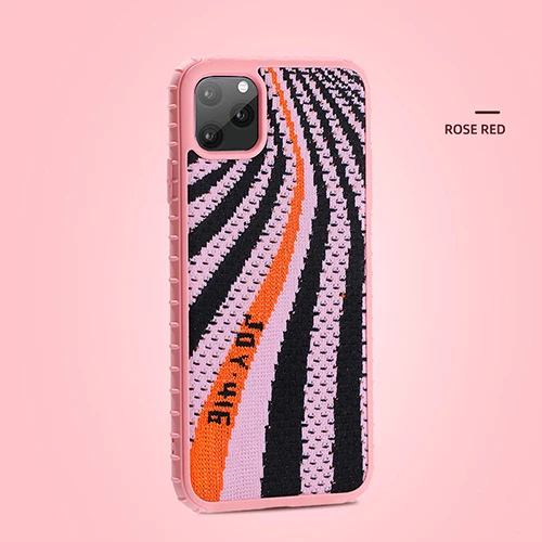 Светящийся чехол для телефона iphone 11 11Pro 350 Кроссовки материал падение Защитная крышка для iphone 11 Pro MAX Все включено чехол - Цвет: rose red