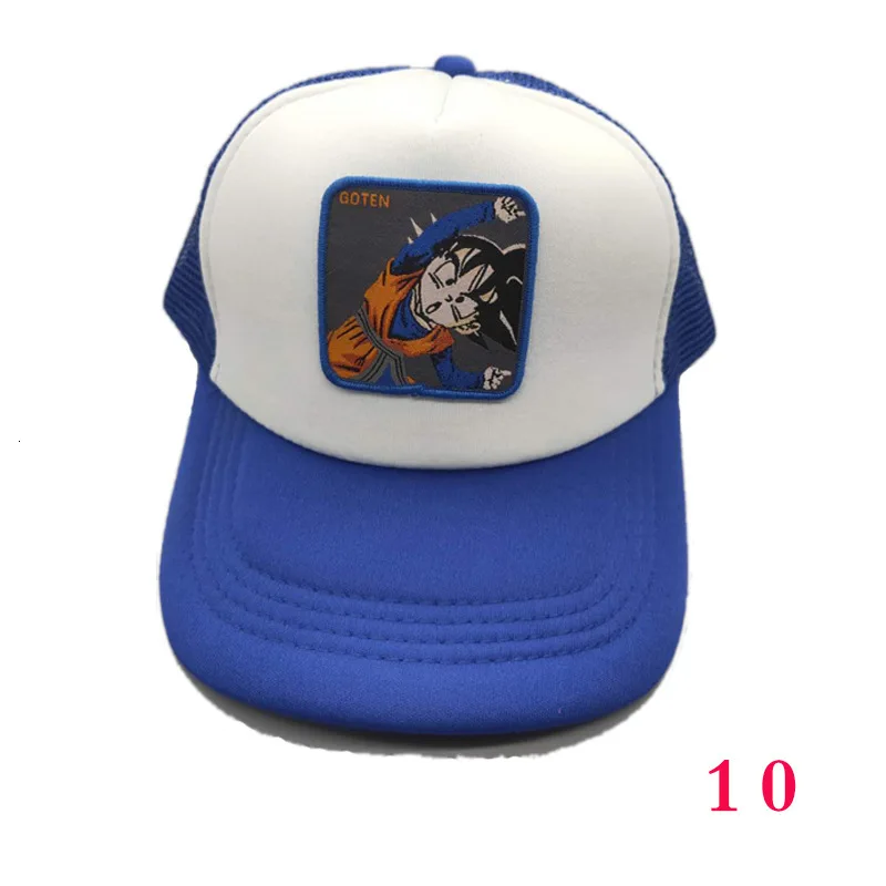 Бренд Dragon Ball Master Roshi VEGETA Snapback Кепка хлопковая бейсбольная кепка для мужчин и женщин хип-хоп кепка Кепка с сеткой для водителя грузовика Прямая поставка - Цвет: C10