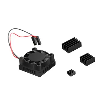 

1Set Cooling Fan Radiator Cooler Aluminum Heatsinks for Raspberry Pi 4B Kit