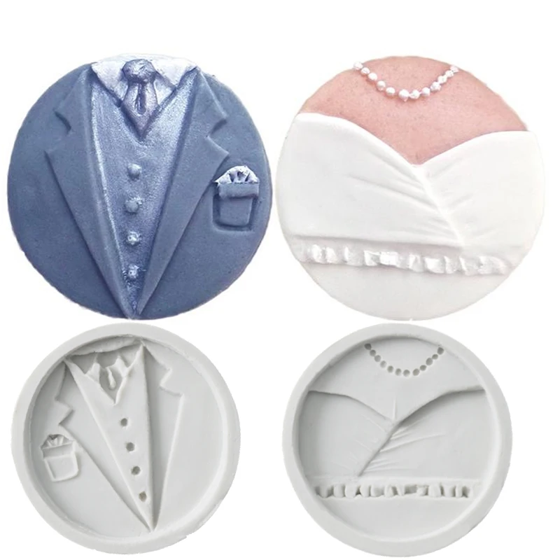 

Формы для капкейков для невесты и жениха, силиконовые формы, инструменты для выпечки шоколада, формы для тортов, формы для мастики