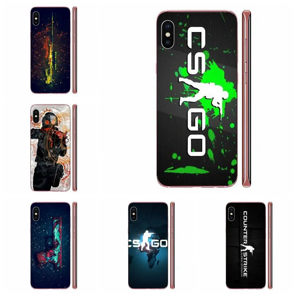 Прозрачный мягкий чехол для Galaxy Grand A3 A5 A7 A8 A9 A9S On5 On7 Plus Pro Star 2015 2016 2017 2018 Counter Strike Cs Go