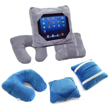 

3 In 1 Multi-function Pad Pillow Memory Foam Pillows Slow Rebound Neck Travel Pillow U Shaped PC Cushion Pillow Pad Tablet Mats