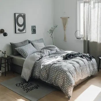 

13372 cotton printed three-piece cross-border home textile amazon eBay Europe and contracted bedding bedding bag