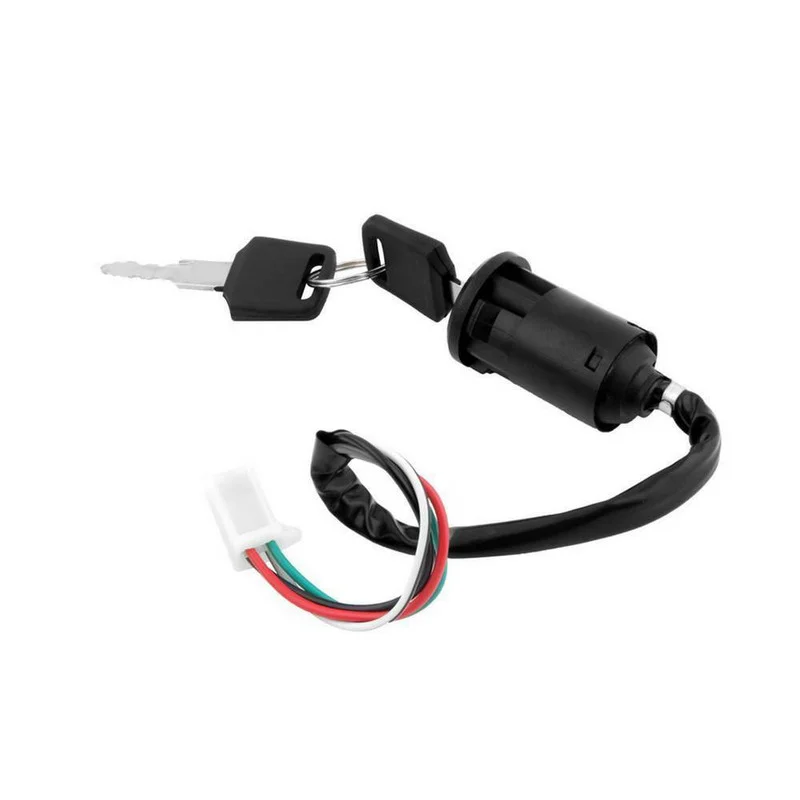 Motorcycle Keys Motorcycle Key Accessories Universal Motorbike Motorcycle Ignition Switch +2 Keys for Honda Kawasaki ATV Moto Accessories Motorbike Start Switch Door Locks