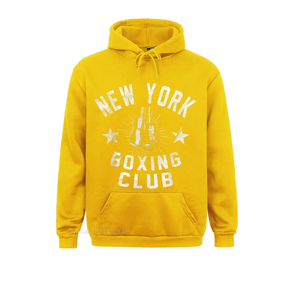 Sudadera con capucha divertida y novedosa para hombre con diseño de boxeador vintage del club de boxeo de Nueva York, sudaderas de verano y otoño, ropa de manga larga para verano