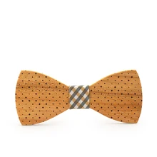 Модный деревянный галстук-бабочка галстук мужской бренд галстук-бабочка ручной работы Деревянный воротник цветок горячий деревянный галстук узел