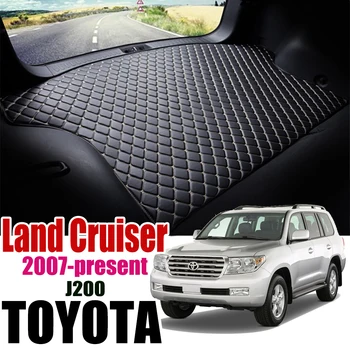 

Leather Car Trunk Mat For Toyota Land Cruiser V8 2007-present Trunk Boot Mat J200 Cargo Liner Rear Roraima Liners Pad