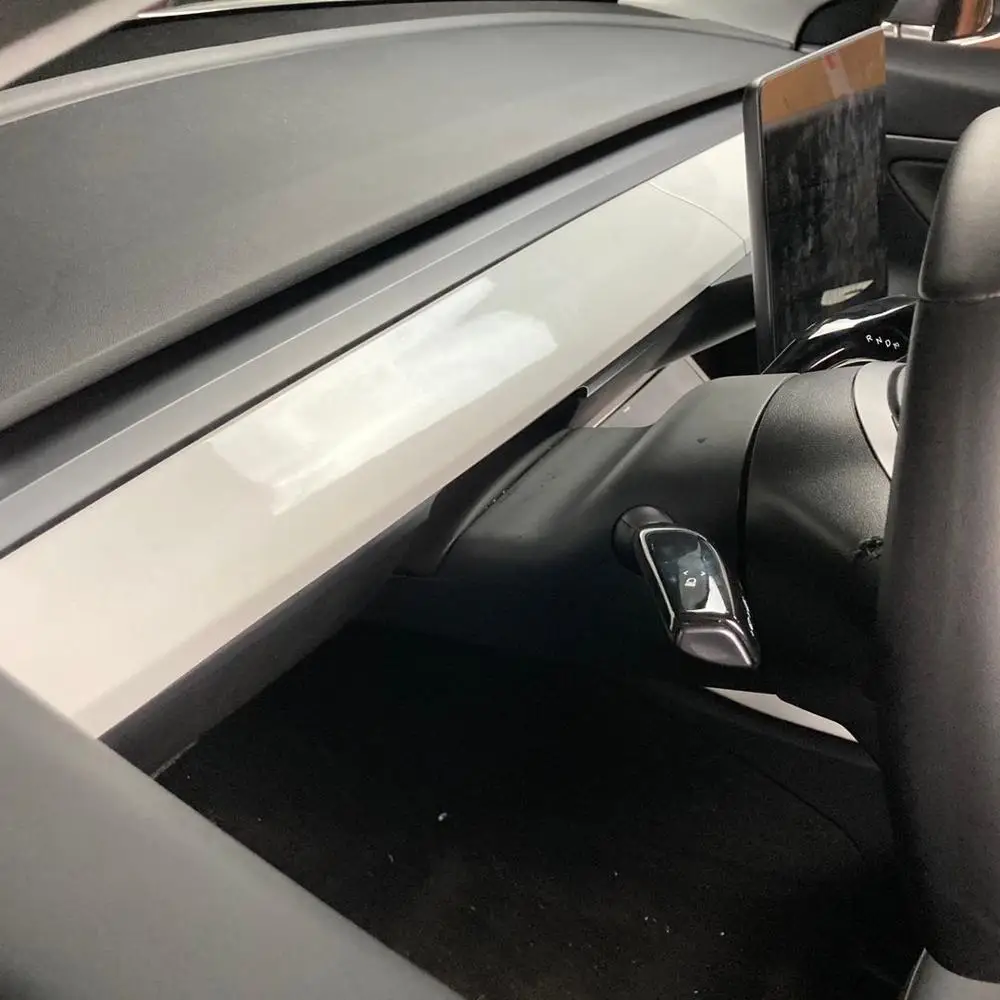 Subject жемчужно белые декоративные аксессуары для Tesla Model 3 Центральная панель