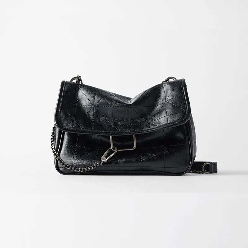 

Women's Fashion Design Large Capacity Handbag Retro Chain OL Crossbody Bag Shoulder Bag for Office Daily