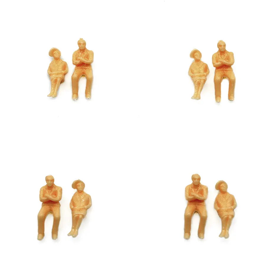 

1/25 Proportion Skin Color Sitting Posture Model People Person Mini Toy Miniature Landscape Sand Table Architecture Diorama ABS