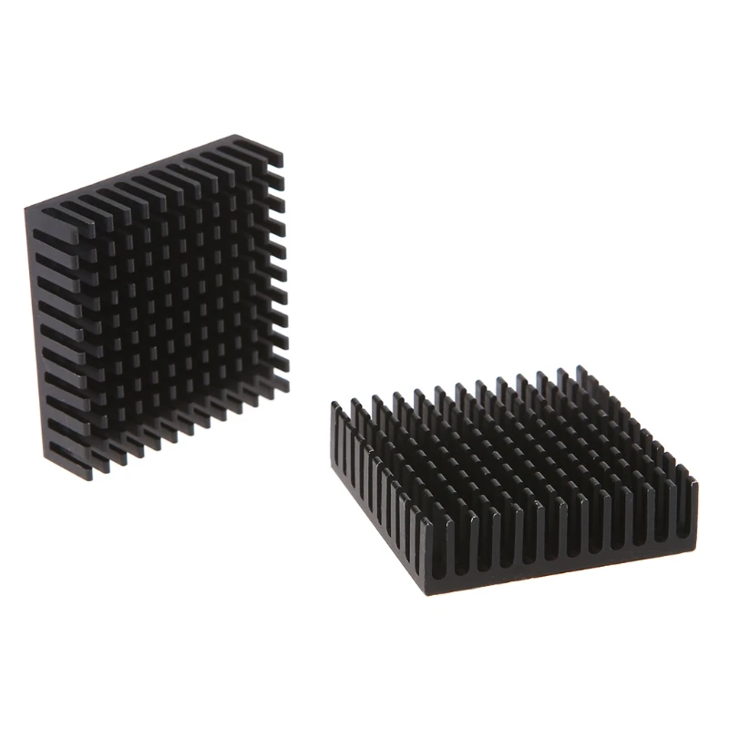 

2 Pcs/Set 40*40*11mm Aluminum Cooling Heatsink Block Extruded Radiator Cooler