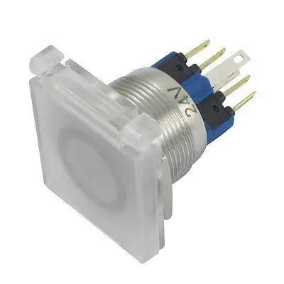 

20mm Threaded 6 Terminals Waterproof Pushbutton Switch