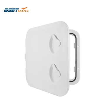 

370*375mm ABS Plastic Anti Aging Ultraviolet White Deck Marine Hatch Deck Access Hatch Boat Hatches Inspection Yacht Cover RV