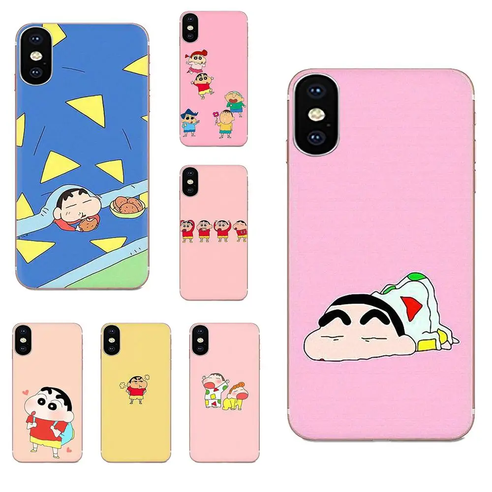Для Huawei Nova 2 V20 Y3II Y5 Y5II Y6 Y6II Y7 Y9 G8 G9 GR3 GR5 GX8 Prime 2018 2019 рисунок из ТПУ Crayon Shin Chan |
