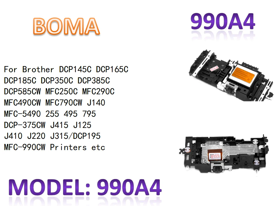 REFIT Print Head 990A4 for Brother MFC-255CW J415 J125 J410 J220 J195 J715 dcp 395c J220 J615W J125 J410 J415 J315 J195 J515W J125 REFIT Print Head 990A4 for Brother MFC-255CW J415 J125 J410 J220 J195 J715 dcp 395c J220 J615W J125 J410 J415 J315 J195 J515W J125