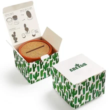 DIY кактус бонсай форма противоскользящие теплоизолированные подставки набор украшение стола