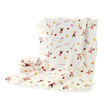 

Disney Cartoon Mickey bath Towel Cotton Children Minnie Soft and Safe Cotton Towel Handkerchief bathroom towels