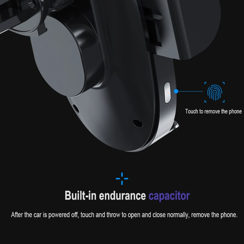 15W QI wireless car charger intelligent induction fast charger for iphone 12pro max 12 12pro new version car phone holder CE CC