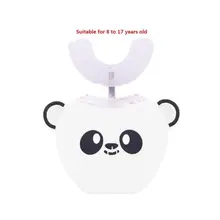 Детская Автоматическая звуковая электрическая зубная щетка u-образная головка с музыкой для детей зарядка через Usb отбеливание зубов