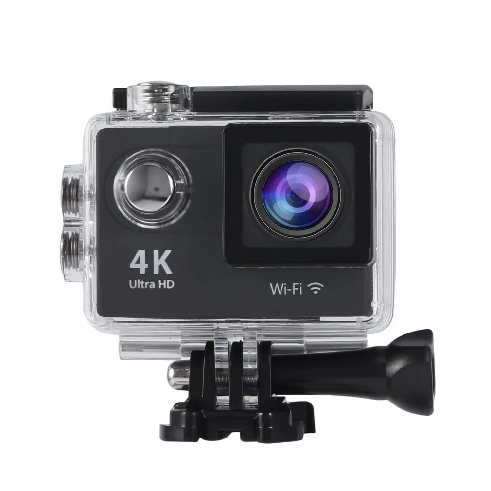 Buy Action Camera Waterproof Sports Video Camera HD 4K WiFi 2 inch LCD Screen Outdoor Diving Riding Photo Shooting Video Recording