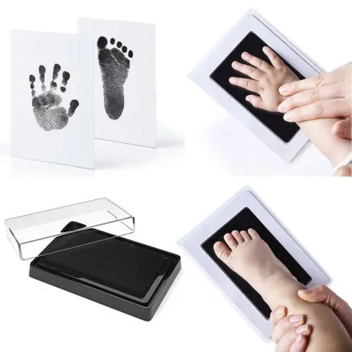 

2019 Multitrust Brand Baby Safe Print Ink Pad Footprint Handprint Kit Keepsake Maker Memories DIY bebek 2-3Y