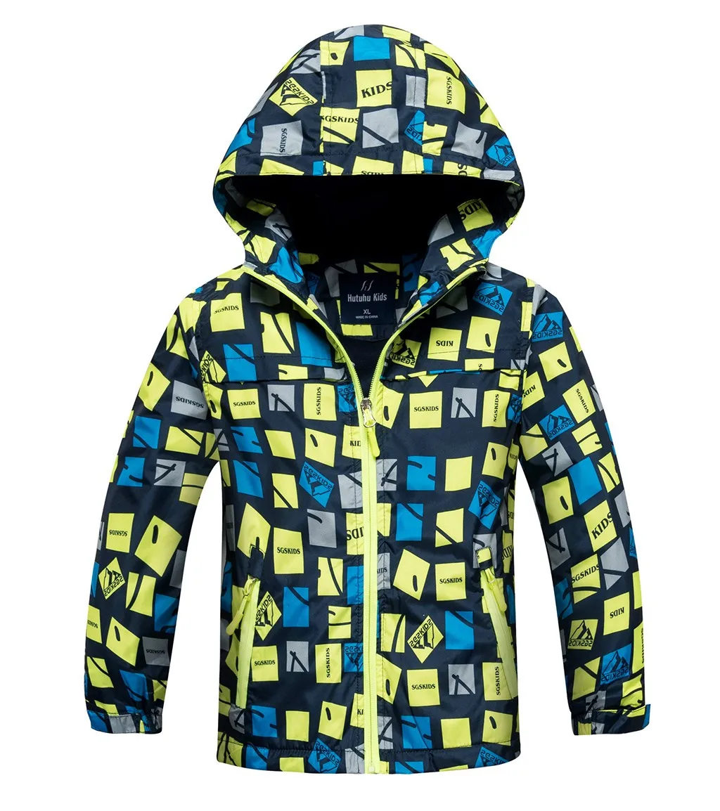 Children Outerwear Warm Coat Kids Clothes Waterproof Windproof With Hoodie Boys Jackets Keep warm Coat Clothes#BL2