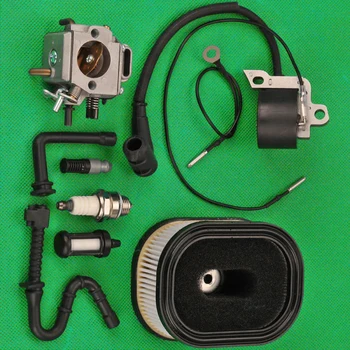 

Tools Carburetor kit For stihl 044 046 MS440 MS460 Ignition Coil Air filter