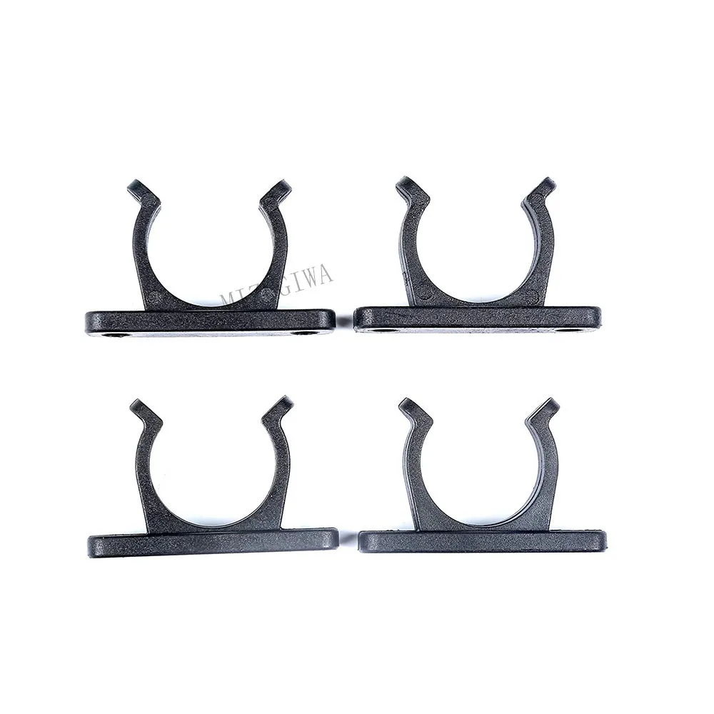 

4 pcs 1" Nylon Tube Holder Clip Boat Hook Paddle Oar Stern Pole Light Storage Kayak Canoe Fishing Rod
