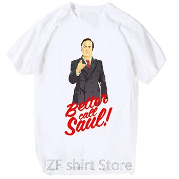 

Better Call Saul Men T-shirt Short Sleeve Cotton Funny Tee Tops Cool White men t shirt women 100% cotton tshirts