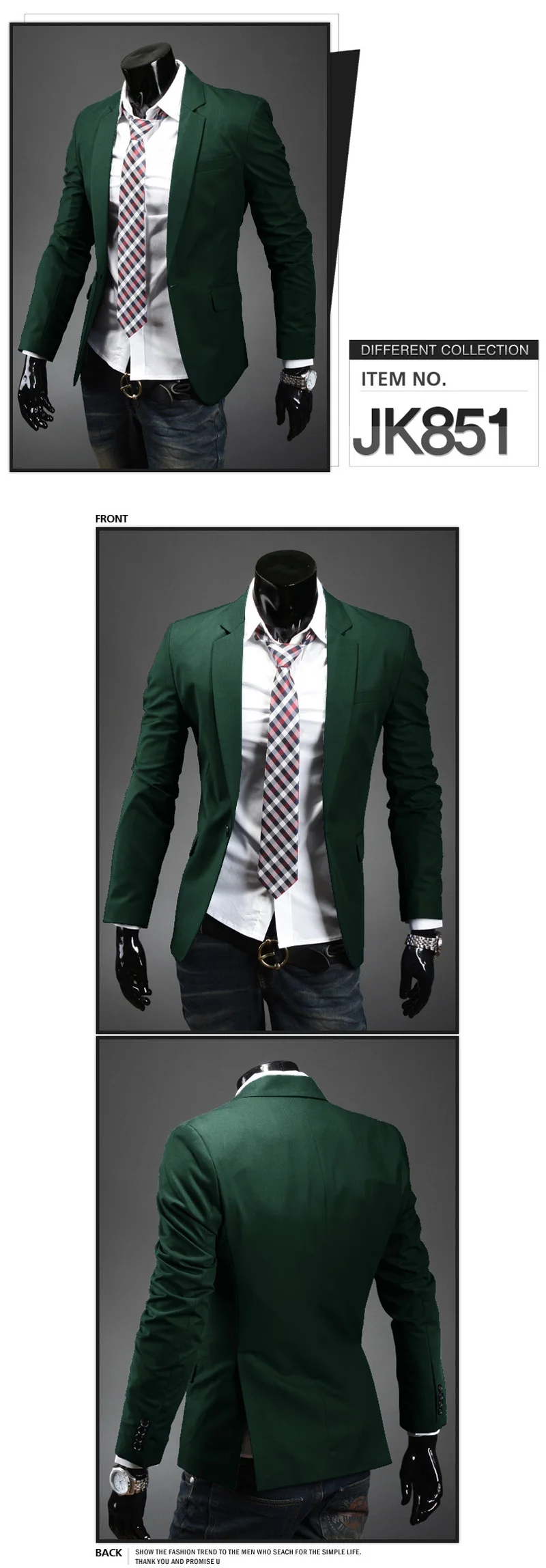Вечный классический мужской костюм корейский стиль Slim Fit один ряд пряжки костюм пальто количество беговой костюм 5635