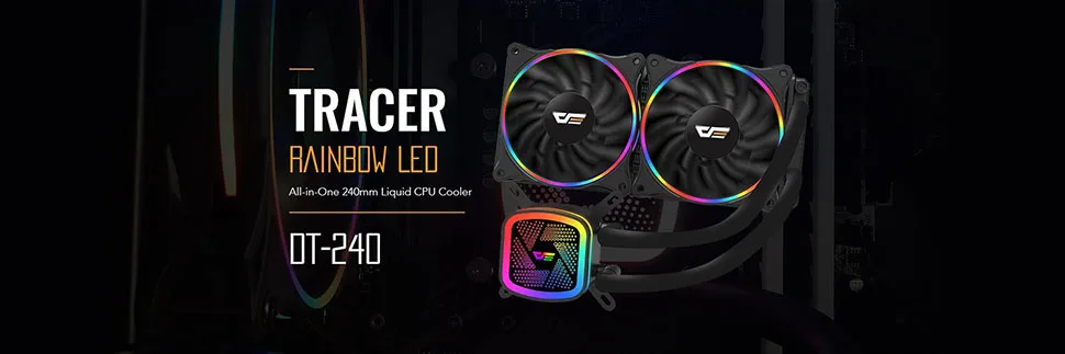 Aigo darkFlash 120 мм RGB светодиодный чехол для ПК Вентилятор охлаждения процессора тихий+ дистанционный Вентилятор охлаждения воды AURA синхронизирующий компьютер кулер для процессора чехол для вентилятора