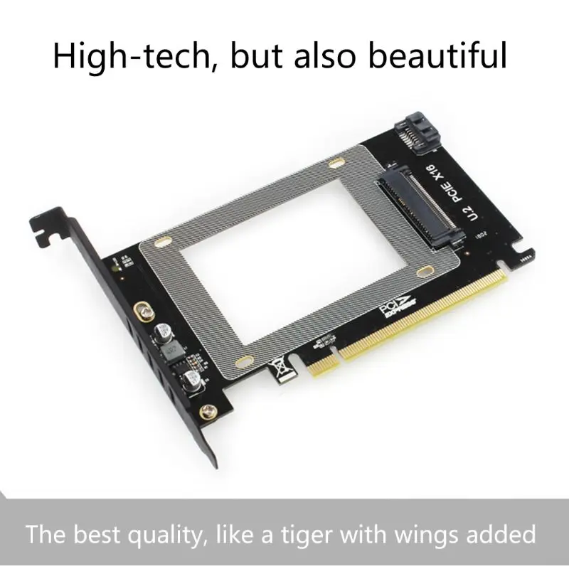 PCIE X16 U.2 SFF 8639 карта расширения U2X16 Pci express 3 0 4x на NVMe PCIe SSD PCI e карту m2 NGFF 2 5 'SSD E