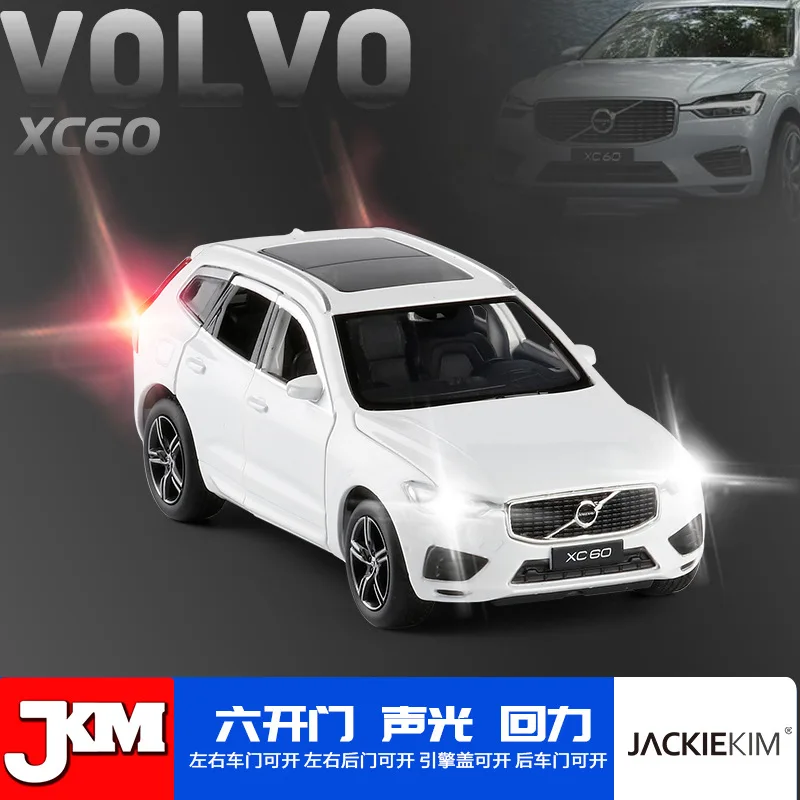 JK1/32 Volvo XC60 внедорожник Шесть Дверей металлический звук и светильник воин сплав модель автомобиля игрушка мебель коллекция