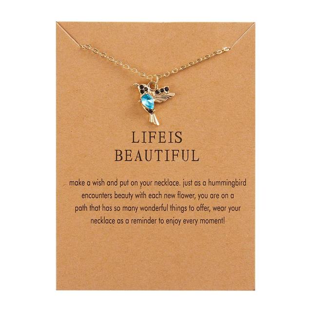 Pair Unique Long Drop Earrings Bird Pendant Tassel Crystal Pendant Hummingbird Earrings Ladies Jewelry for Anniversary Party