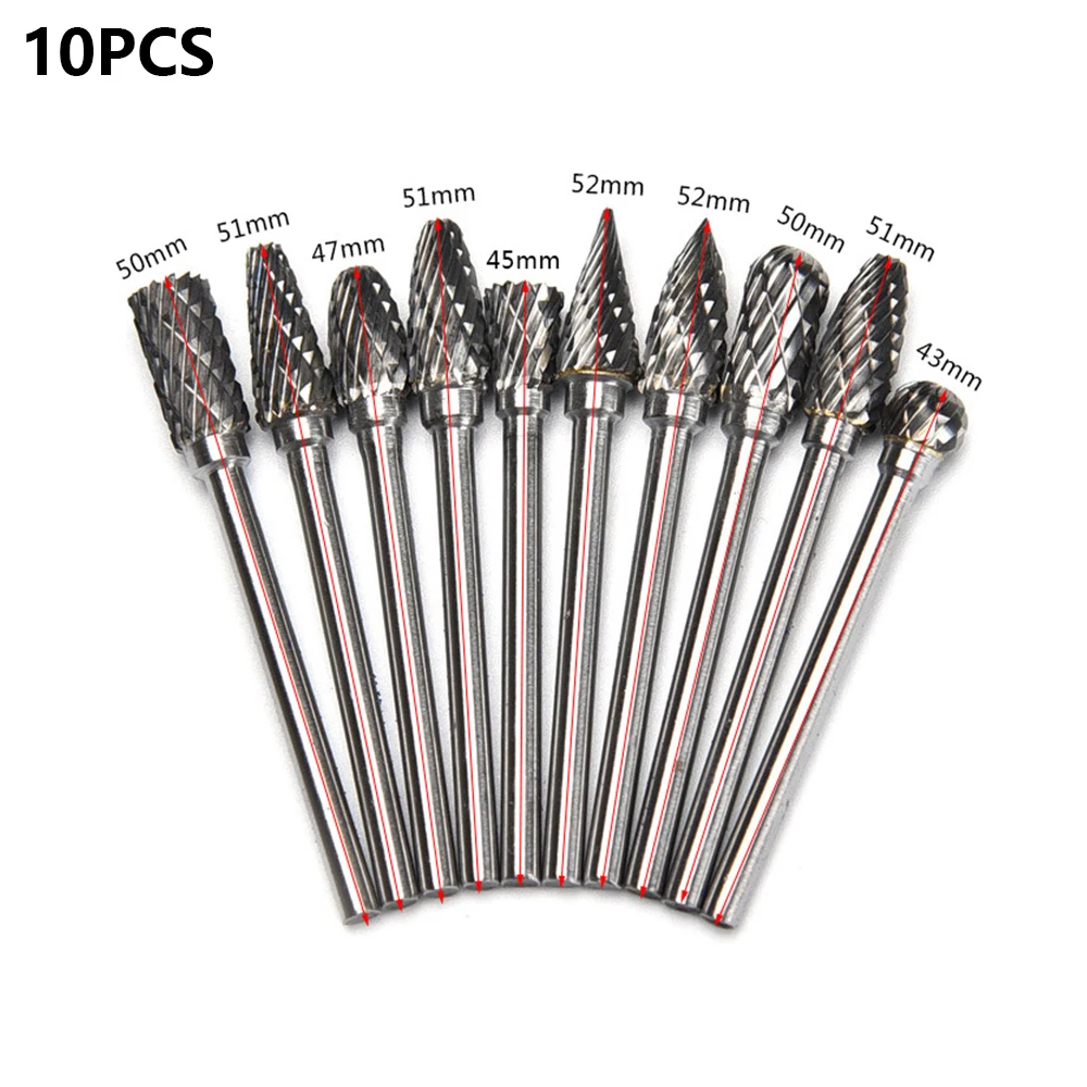 Роторные полировочные инструменты с двойной алмазной огранкой 10 шт.