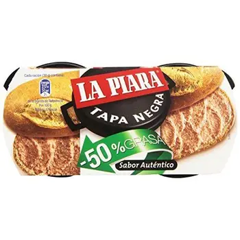 

La Piara - Paté de hígado de cerdo - Tapa negra - 2 x 73 g