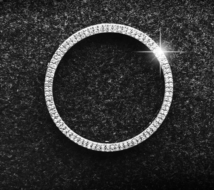 4 шт. Кристалл автомобильный Стайлинг воздушный выход круг bling украшение для Audi A1 2010- интерьерные аксессуары