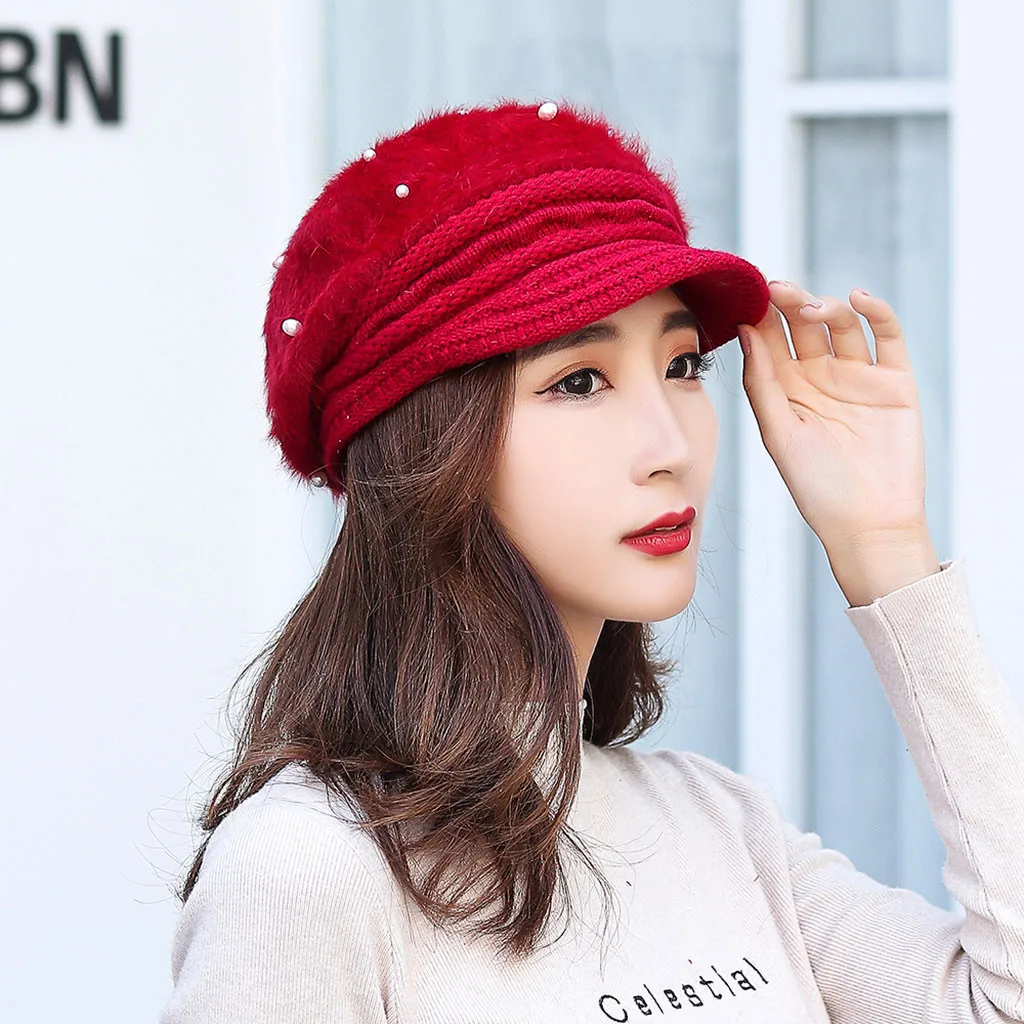 1 шт. шапка arcylic True casual Beanies для женщин, теплая вязанная зимняя шапка, мода, одноцветная шапка для девушек# y40