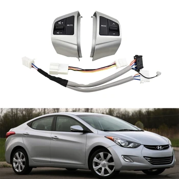 

for Hyundai Elantra 6 Bonds Bluetooth Call Constant Speed Cruise Modified Multifunction Steering Wheel Switch Button
