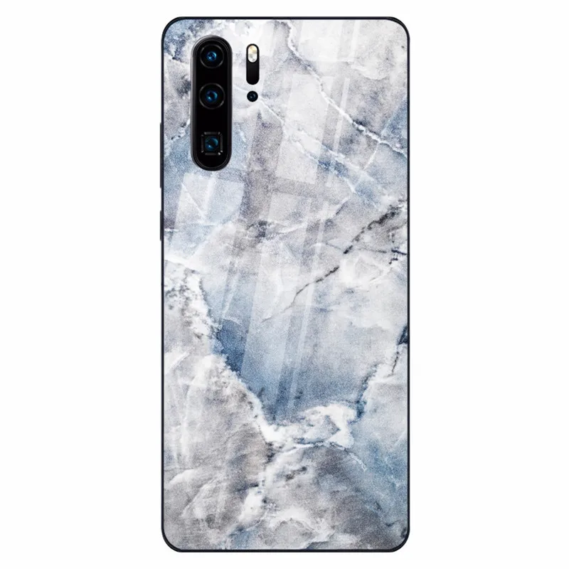 Мраморный чехол для huawei P30 P20 mate 20 Lite Модный чехол для huawei Honor 9 10 Lite 8X Max P smart Z Nova 3 Чехлы с закаленным стеклом - Цвет: 11
