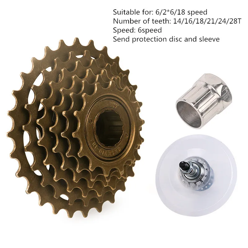 Mountain Bike Freewheel Rotating Mtb High-strength Bicycle Gear