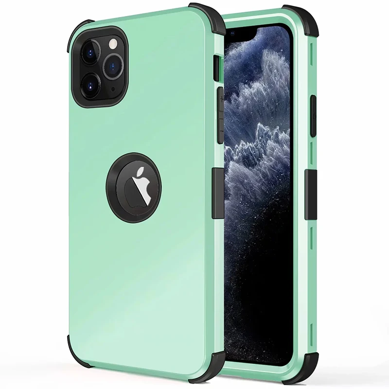 Противоударный чехол для телефона iPhone 12 Pro 11Pro Max XR X XS 7 8 Plus гибридный