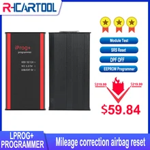IPROG + Iprog Pro programmeur V85 3 en 1 IMMO + Correction de kilométrage + Airbag réinitialiser remplacer Carprog/Digiprog/Tango OBD2